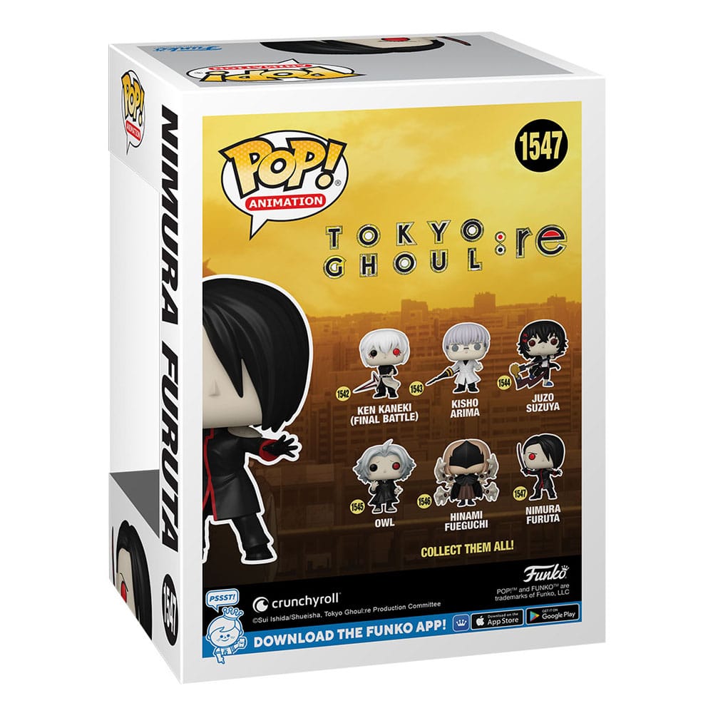 Tokyo Ghoul:re POP! Animation Vinyl Figur Nimura Furuta 9 cm - Versand: 5-7 Tage nach Bestellung