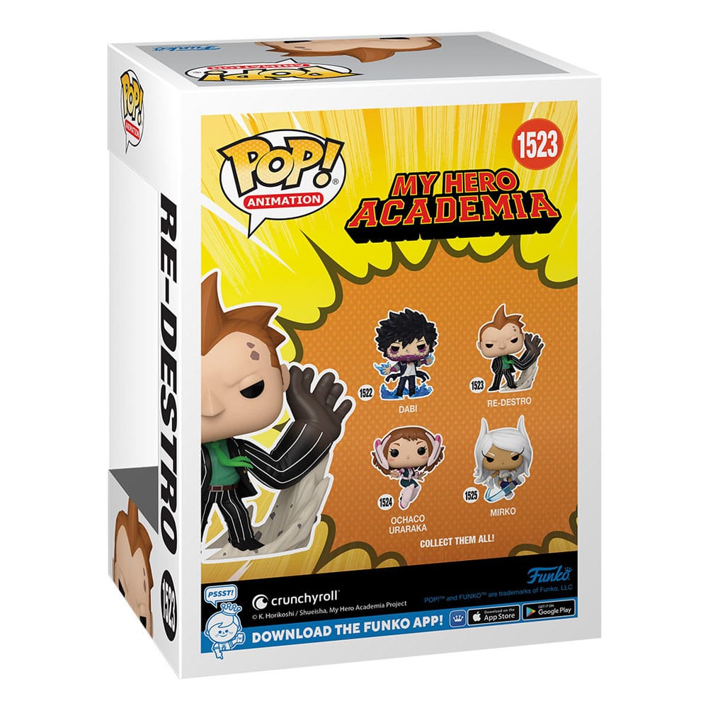 My Hero Academia POP! Animation Vinyl Figur Destro 9 cm - Versand: 5-7 Tage nach Bestellung