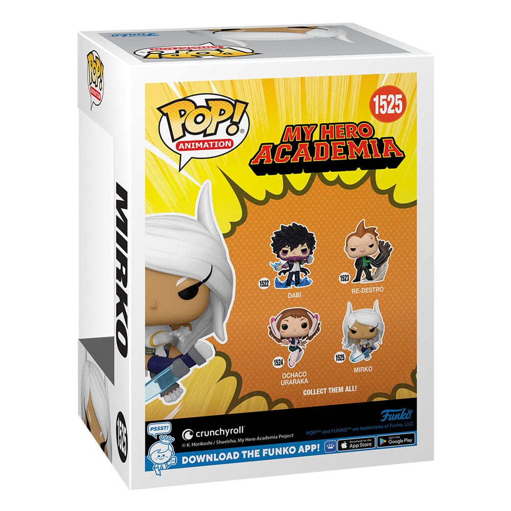 My Hero Academia - Hero League Baseball POP! Animation Vinyl Figur Mirko 9 cm - Versand: 5-7 Tage nach Bestellung