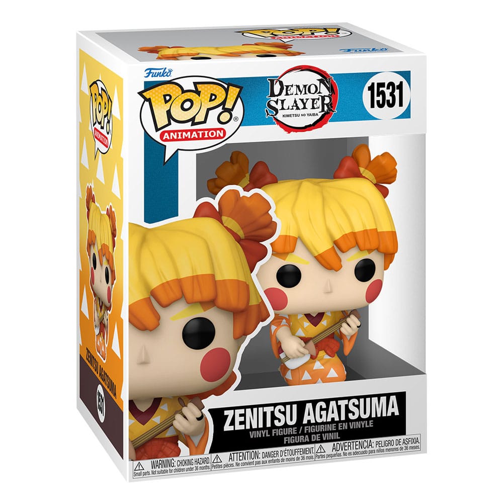 Demon Slayer: Kimetsu no Yaiba POP! Animation Figur Zenitsu(Kimono) 9 cm - Versand: 5-7 Tage nach Bestellung
