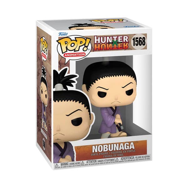 Hunter x Hunter POP! Animation Vinyl Figur Nobunaga 9 cm - Versand: 5-7 Tage nach Bestellung