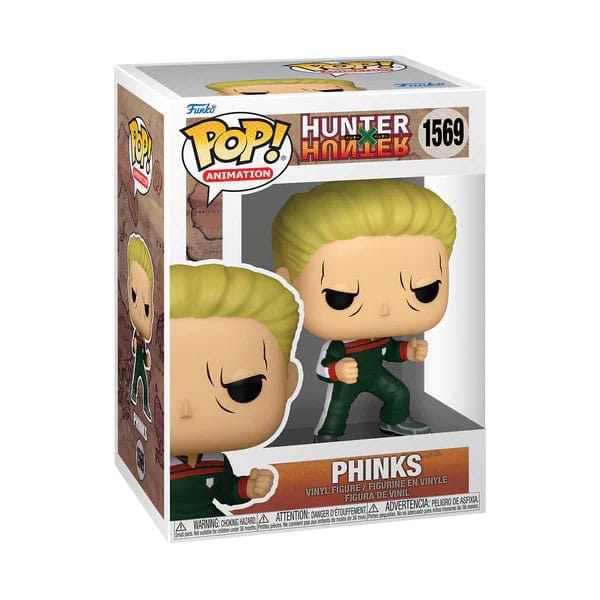 Hunter x Hunter POP! Animation Vinyl Figur Phinks 9 cm - Versand: 5-7 Tage nach Bestellung