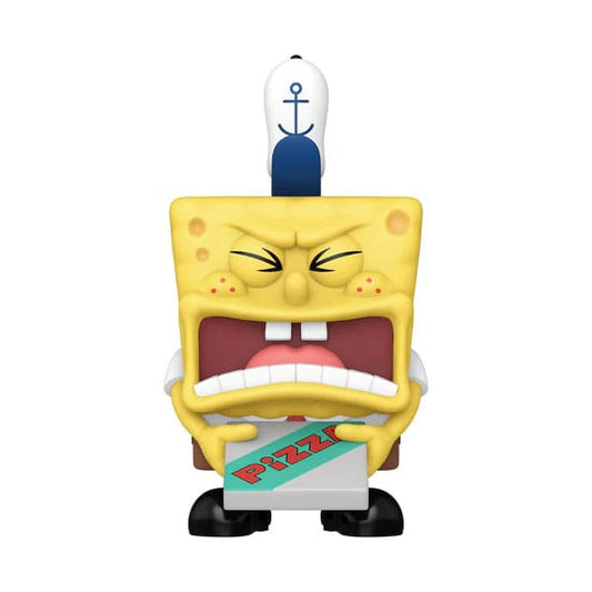 SpongeBob Schwammkopf 25th Anniversary POP! Vinyl Figur SB w/Pizza 9 cm - Versand: 5-7 Tage nach Bestellung