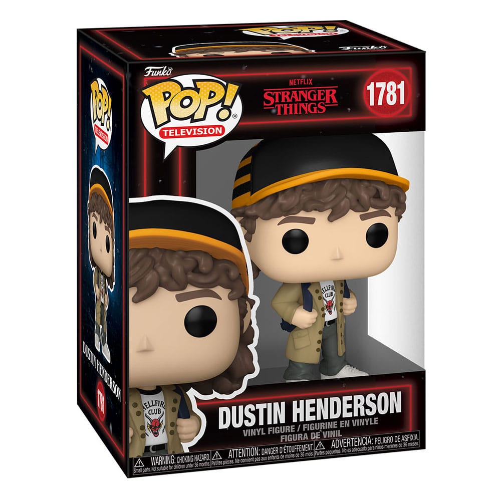 Stranger Things POP! Television Vinyl Figuren Dustin Henderson 9 cm - Preorder - ETA: 21.11.2025