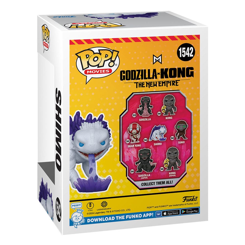 Godzilla vs. Kong 2 POP! Movies Vinyl Figur Shimo w/Ice-Ray 9 cm - Preorder - ETA: 03.01.2026