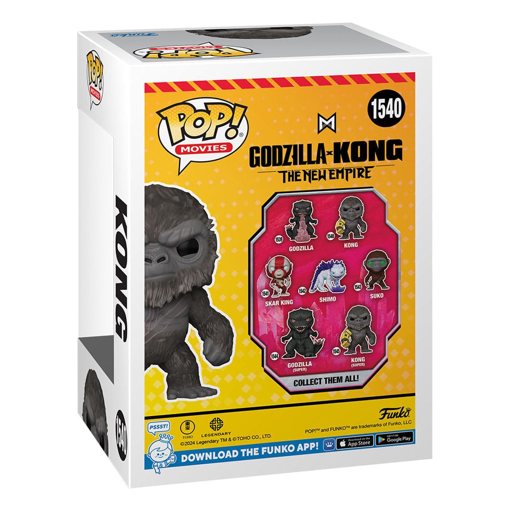 Godzilla vs. Kong 2 POP! Movies Vinyl Figur Kong 9 cm - Versand: 5-7 Tage nach Bestellung