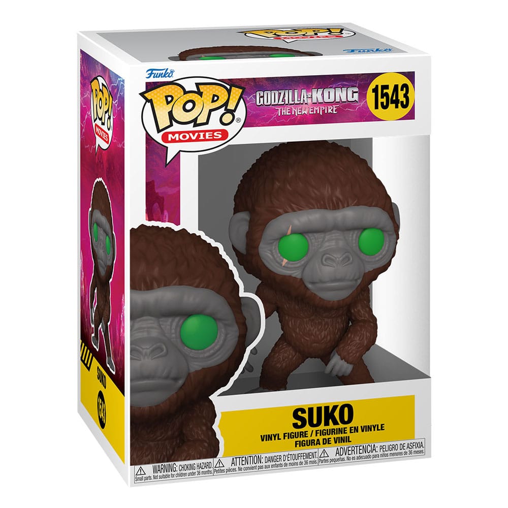 Godzilla vs. Kong 2 POP! Movies Vinyl Figur Suko 9 cm - Versand: 5-7 Tage nach Bestellung