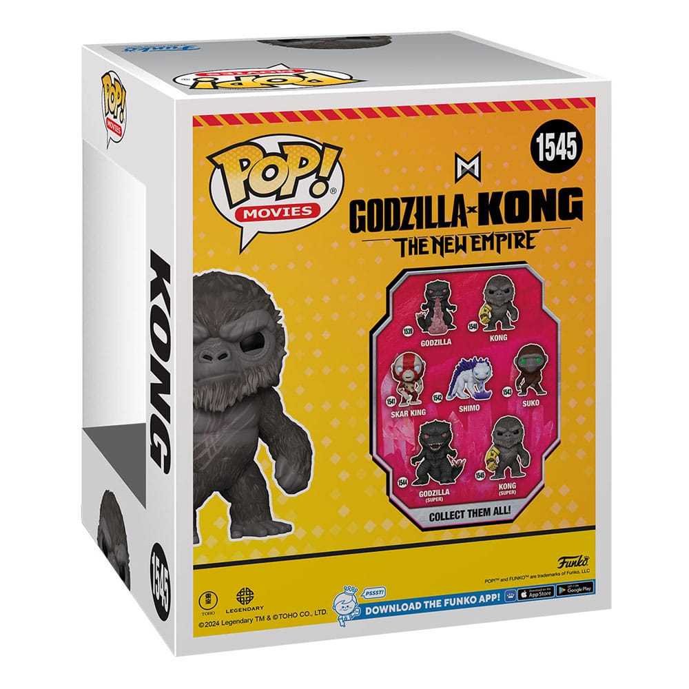 Godzilla vs Kong 2 Oversized POP! Vinyl Figur Kong 15 cm - Versand: 5-7 Tage nach Bestellung