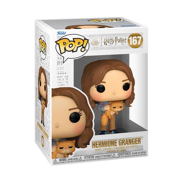 Harry Potter POP & Buddy! Movies Vinyl Figur Hermione w/Crookshanks 9 cm - Versand: 5-7 Tage nach Bestellung