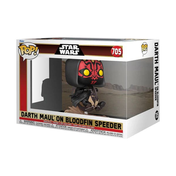 Star Wars POP! Rides Deluxe Vinyl Figur Darth Maul on Bloodfin 9 cm - Versand: 5-7 Tage nach Bestellung