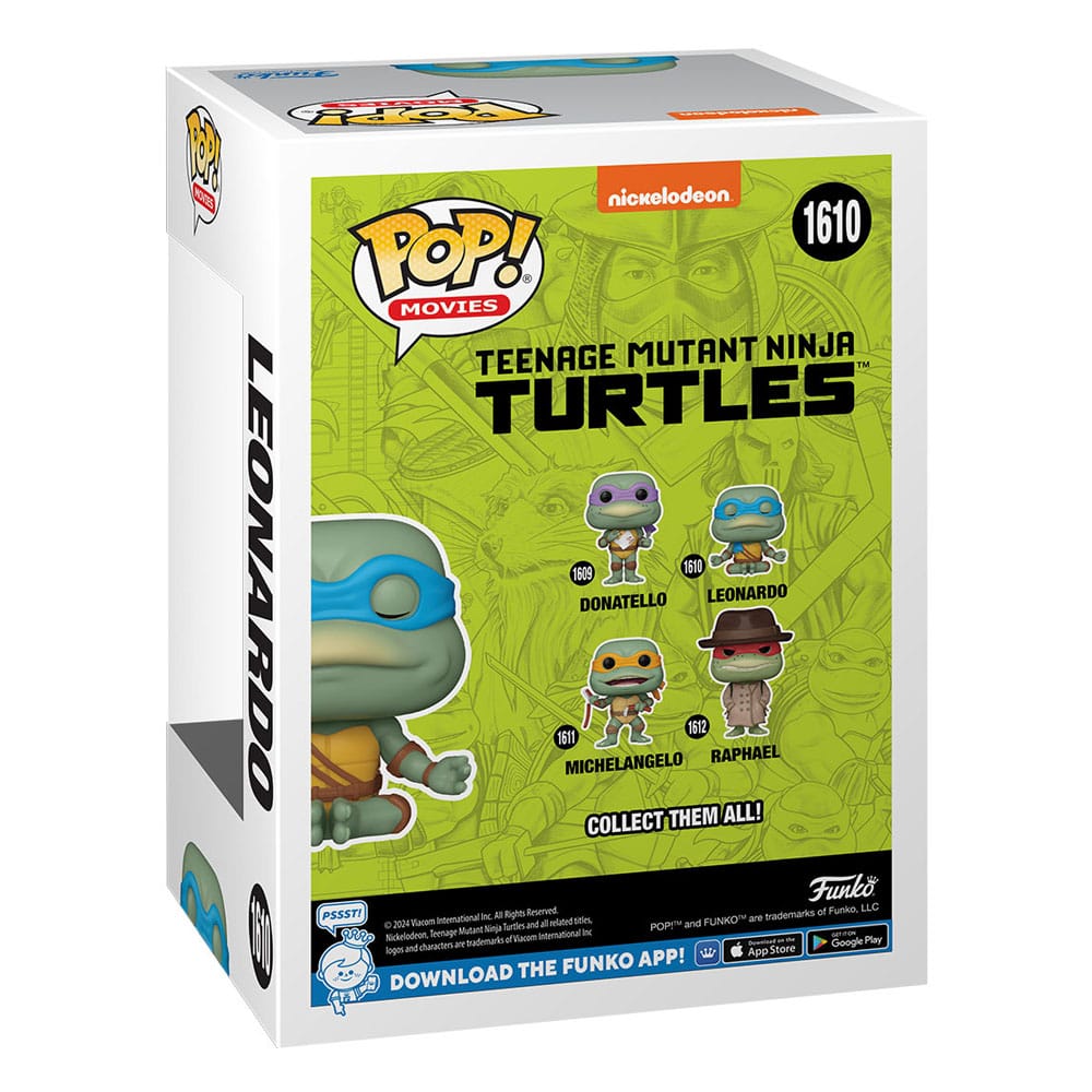 Teenage Mutant Ninja Turtles POP! Movies Vinyl Figur Leonardo(Meditating) 9 cm - Versand: 5-7 Tage nach Bestellung