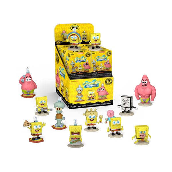 SpongeBob SquarePants Mystery Minis Minifiguren 25th Anniversary 5 cm Display (12) - Preorder - ETA: 24.11.2025