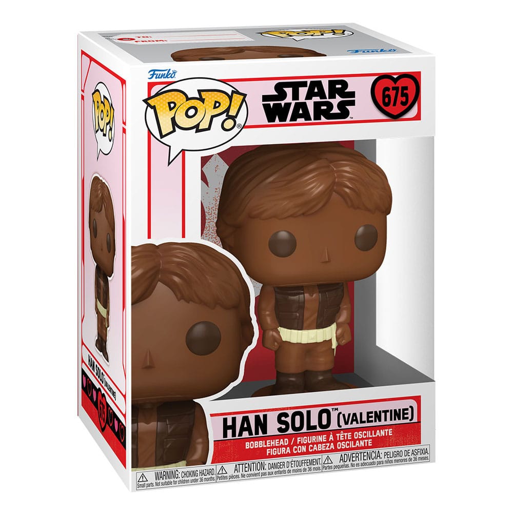 Star Wars Valentines POP! Vinyl Figur Han Solo (Val Choc) 9 cm - Versand: 5-7 Tage nach Bestellung