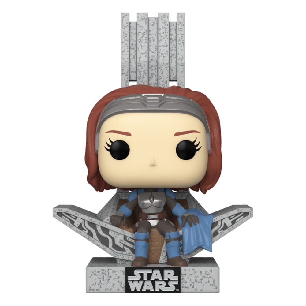 Star Wars: The Mandalorian POP! Deluxe Vinyl Figur Bo Katan w/Throne 9 cm - Versand: 5-7 Tage nach Bestellung