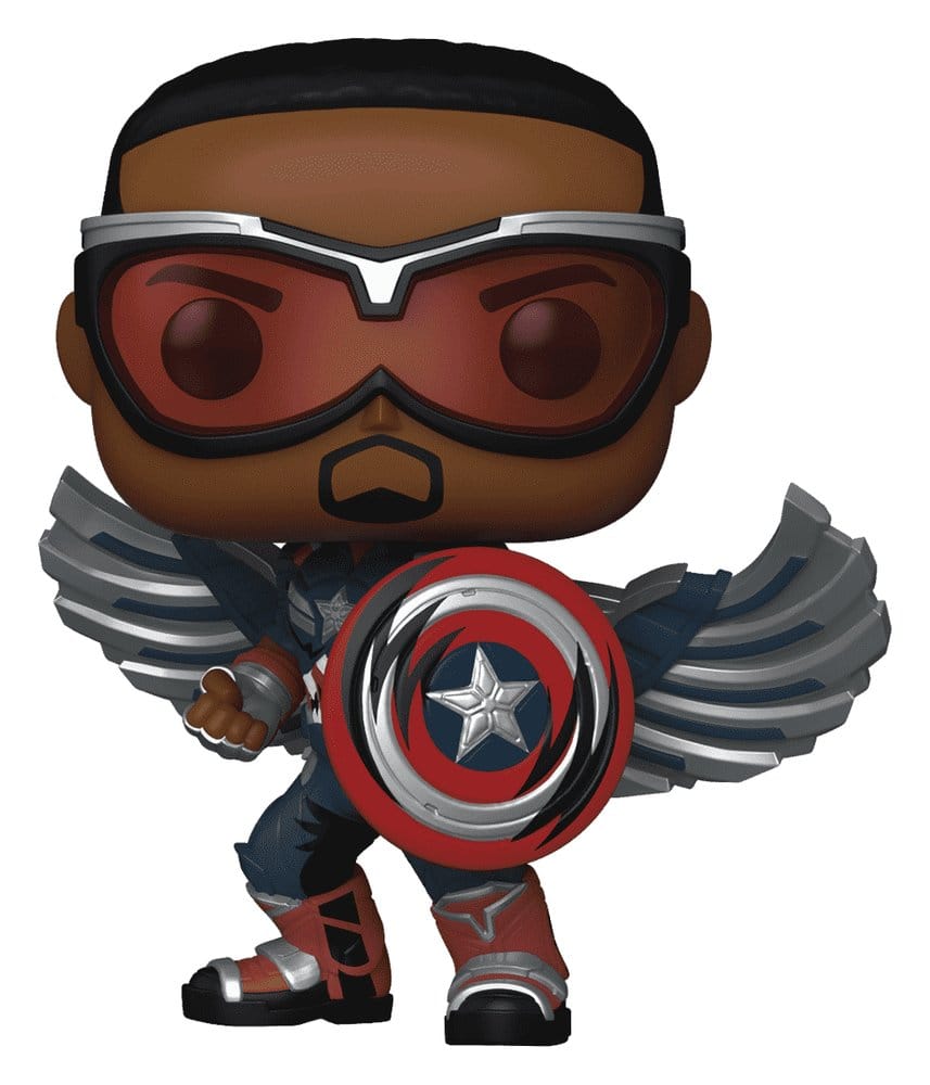 Marvel POP! Comics Vinyl Figur Captain America (Sam Wilson) (Comic Deco) Exclusive 9 cm - Preorder - ETA: 06.12.2026