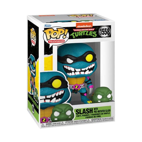 Teenage Mutant Ninja Turles POP & Buddy! Movies Vinyl Figur Slash & Pre-mutated, turtle Slash 9 cm - Versand: 5-7 Tage nach Bestellung