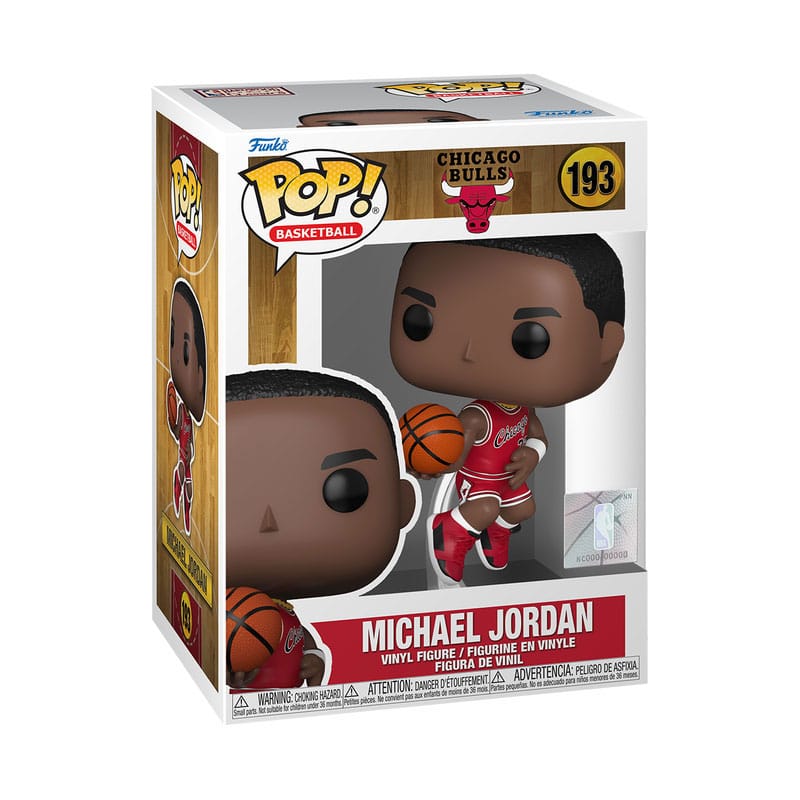 NBA Legends POP! Sports Vinyl Figur Chicago Bulls: Michael Jordan (Rookie Season) 9 cm - Versand: 5-7 Tage nach Bestellung