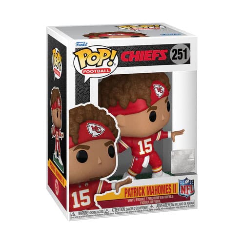 NFL: Legends POP! Sports Vinyl Figur Chiefs- Patrick Mahomes II(2023) 9 cm - Versand: 5-7 Tage nach Bestellung