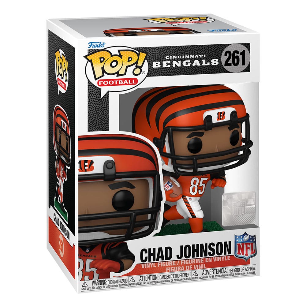 NFL: Legends POP! Sports Vinyl Figur Bengals- Chad Johnson(85) 9 cm - Versand: 5-7 Tage nach Bestellung