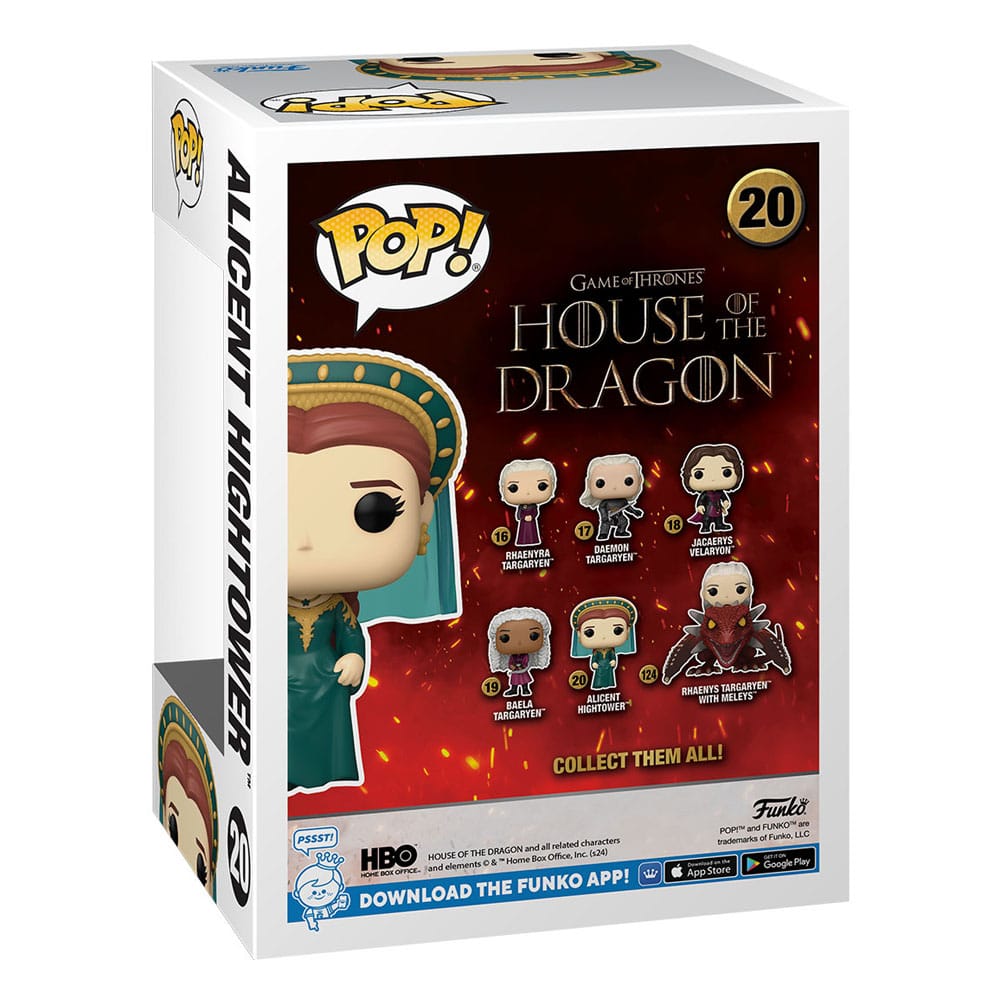 House of the Dragon POP! TV Vinyl Figur Allicent Hightower 9 cm - Versand: 7 Tage nach Bestellung