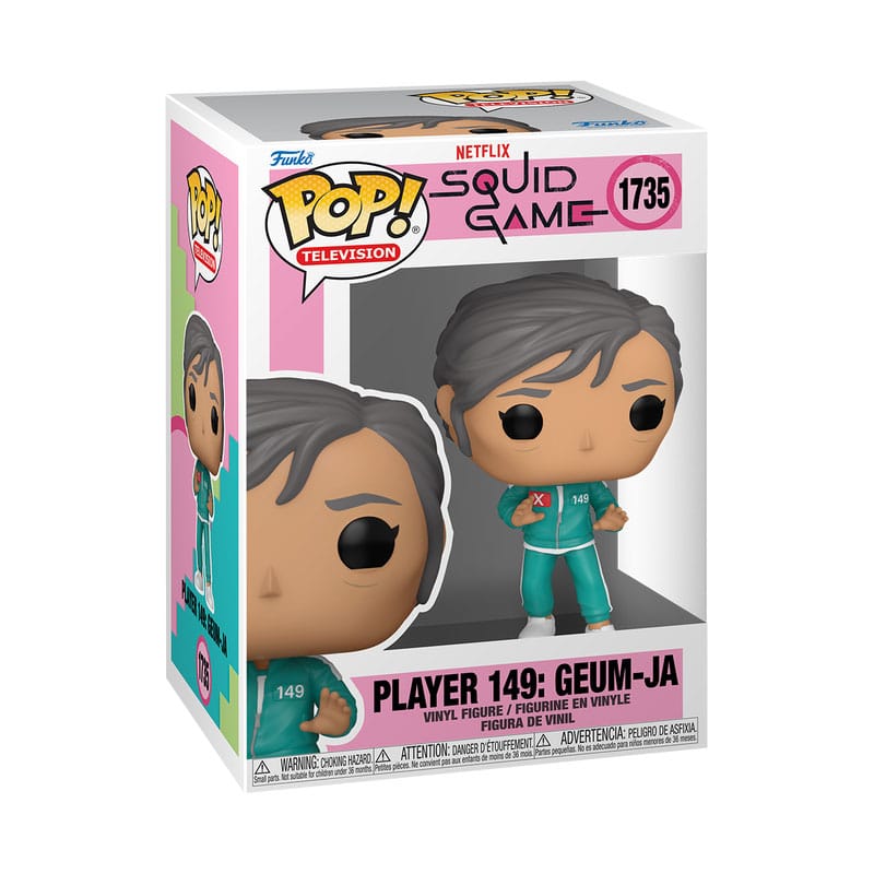 Squid Game POP! Television Vinyl Figur S3 Player 149: Geum-ja 9 cm - Versand: 5-7 Tage nach Bestellung