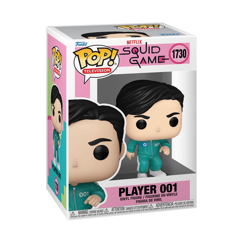 Squid Game POP! Television Vinyl Figur S3 Player 001 9 cm - Versand: 5-7 Tage nach Bestellung