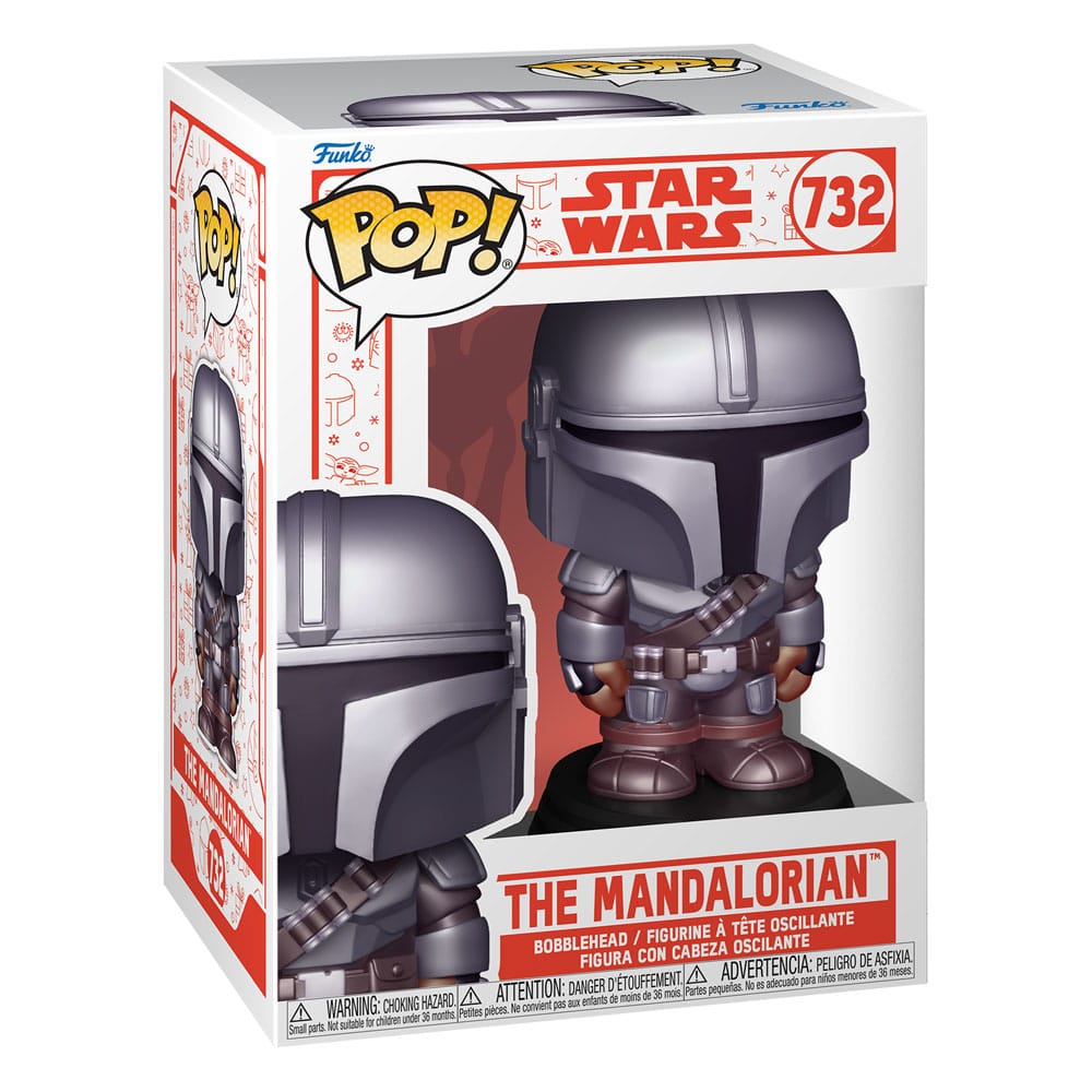 Star Wars: Mandalorian POP! Vinyl Figur Holiday Mandalorian 9 cm - Versand: 5-7 Tage nach Bestellung