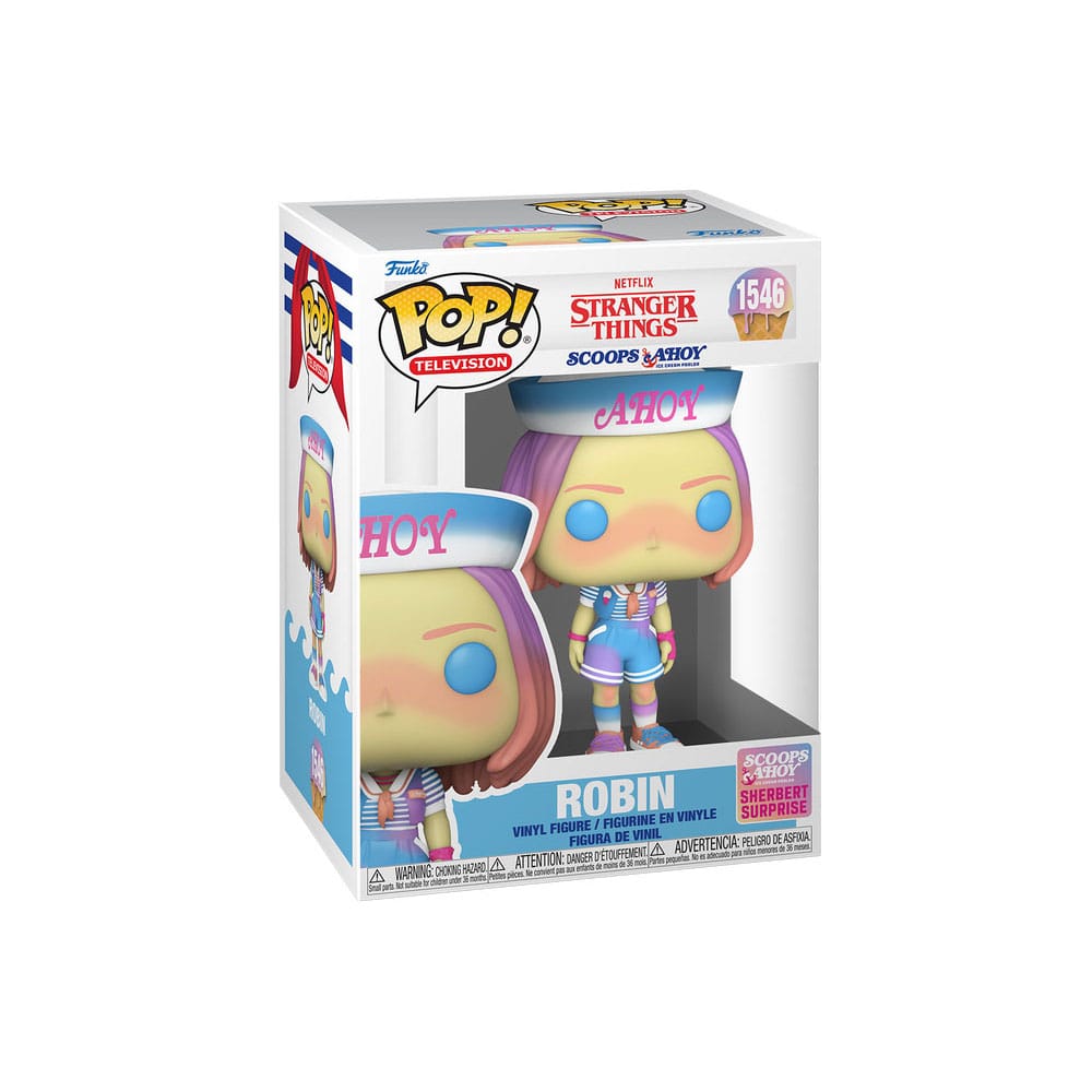 Stranger Things POP! TV Vinyl Figur Robin (Scoops Ahoy) 9 cm - Versand: 5-7 Tage nach Bestellung