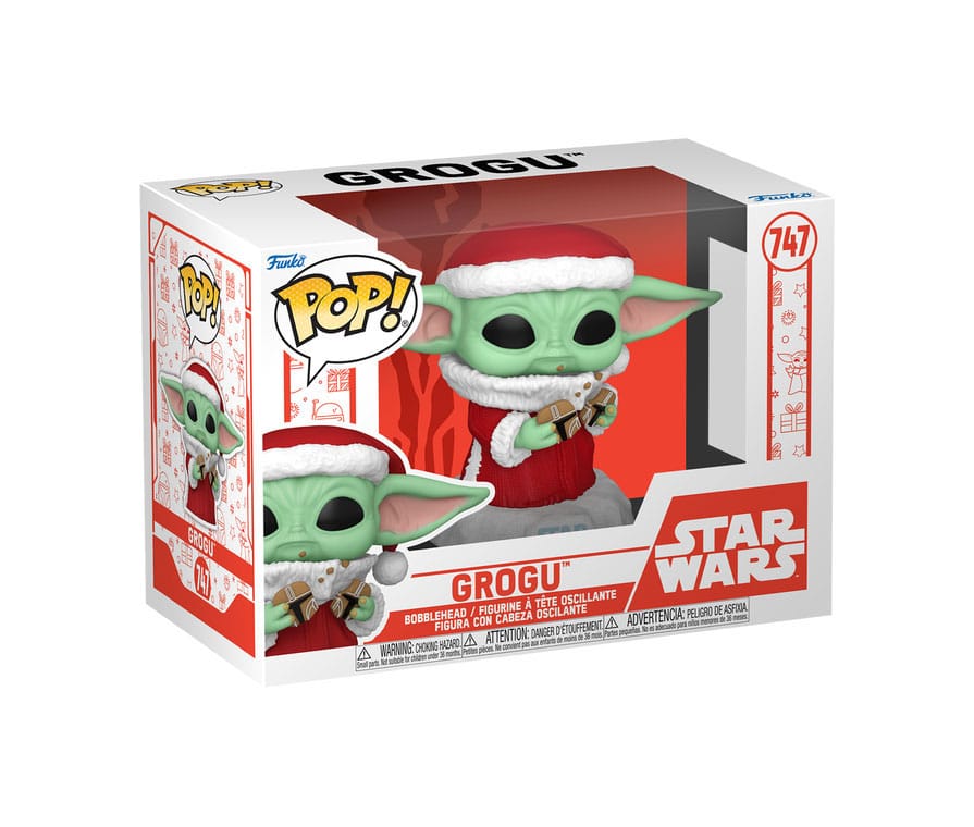 Star Wars: Mandalorian POP! Vinyl Figur Holiday Grogu 9 cm - Versand: 5-7 Tage nach Bestellung