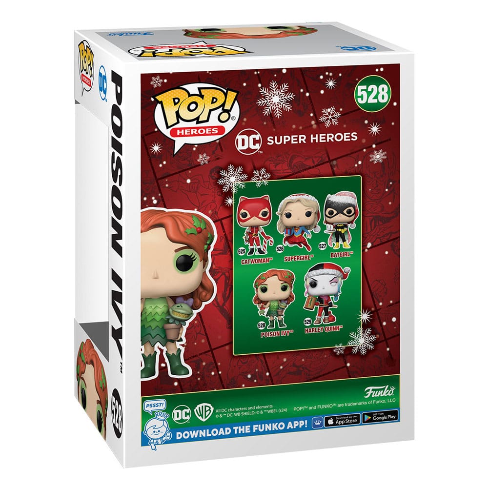 DC Comics POP! Heroes Vinyl Figur Holiday '24- Poison Ivy 9 cm - Versand: 5-7 Tage nach Bestellung