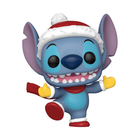 Disney POP! Vinyl Figur Holiday Stitch w/Hat 9 cm - Preorder - ETA: 03.01.2026