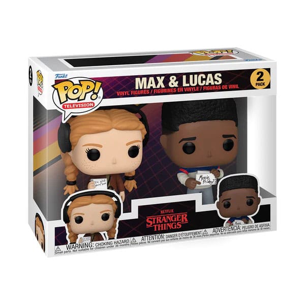 Stranger Things POP! Animation Vinyl Figuren 2er-Pack Max & Lucas 9 cm - Preorder - ETA: 11.02.2026
