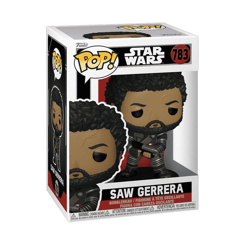 Star Wars: Andor POP! TV Vinyl Figur Saw Gerrera 9 cm - Versand: 5-7 Tage nach Bestellung