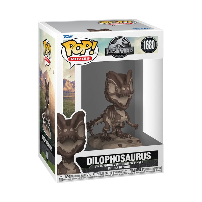 Jurassic Park Fossil POP! Movies Vinyl Figur Dilophosaurus 9 cm - Versand: 5-7 Tage nach Bestellung