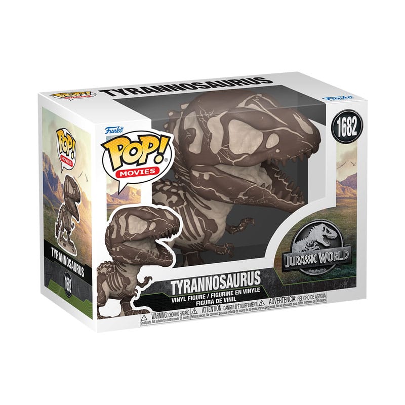 Jurassic Park Fossil POP! Movies Vinyl Figur Tyrannosaurus 9 cm - Versand: 5-7 Tage nach Bestellung