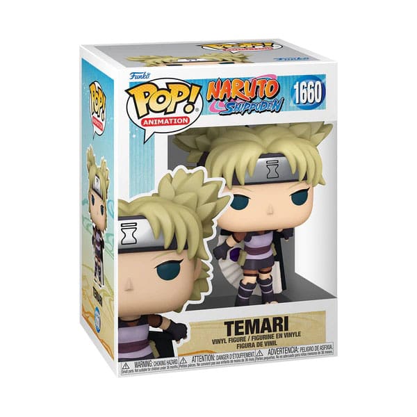 Naruto Pop! Animation Vinyl Figur Temari 9 cm - Versand: 5-7 Tage nach Bestellung