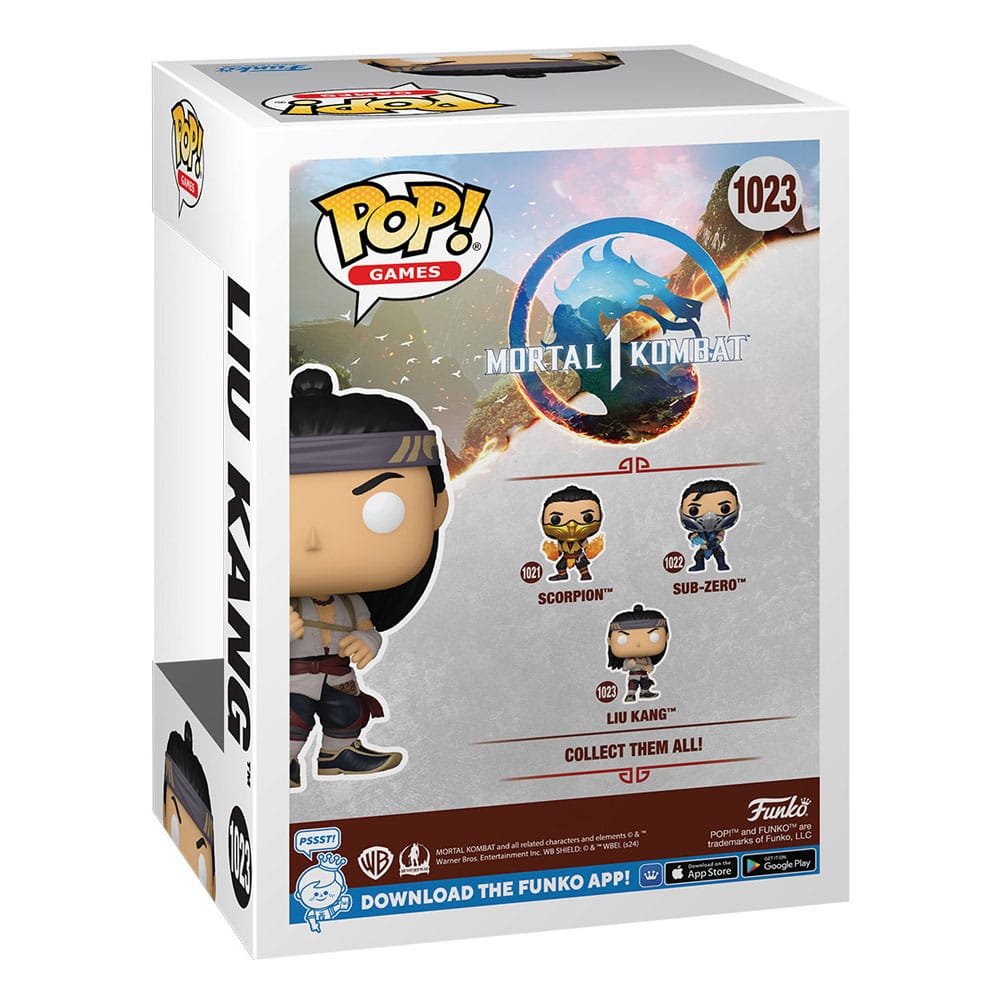 Mortal Kombat POP! Games Vinyl Figur Liu Kang (God of Fire) 9 cm - Versand: 7 Tage nach Bestellung