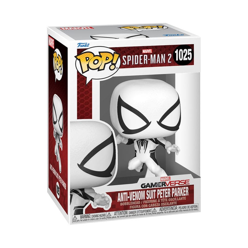 Spiderman 2 POP! Games Vinyl Figur Anti-Venom Peter 9 cm - Versand: 5-7 Tage nach Bestellung