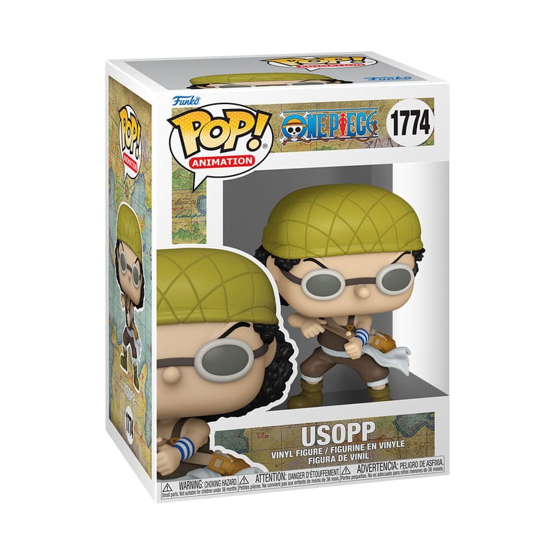 One Piece POP! Animation Vinyl Figuren Usopp (Refresh) 9 cm - Versand: 5-7 Tage nach Bestellung