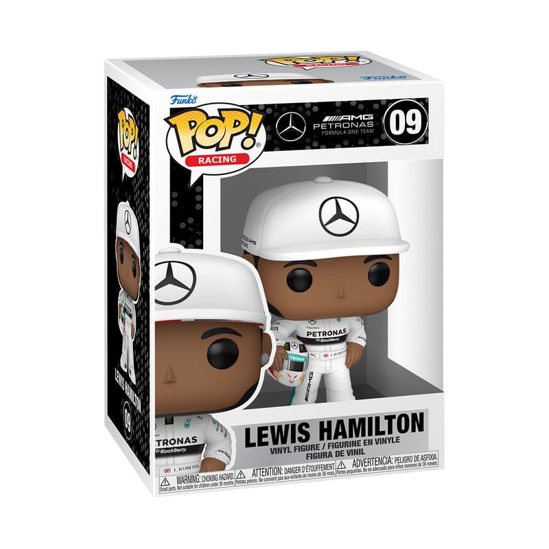 Formula 1 POP! Racing Vinyl Figur Lewis Hamilton w/Helm 9 cm - Versand: 7 Tage nach Bestellung