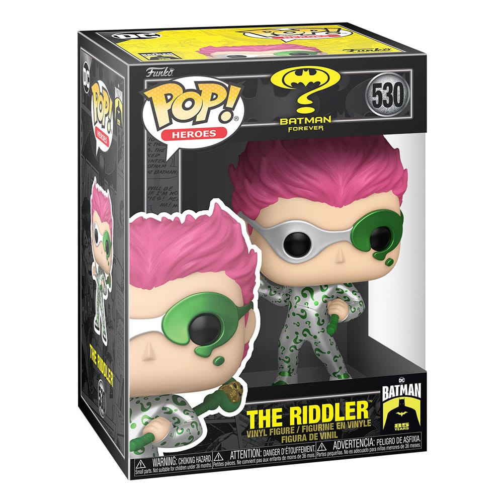 Batman 85th Anniversary POP! Movies Vinyl Figur The Riddler(MT) 9 cm - Versand: 5-7 Tage nach Bestellung