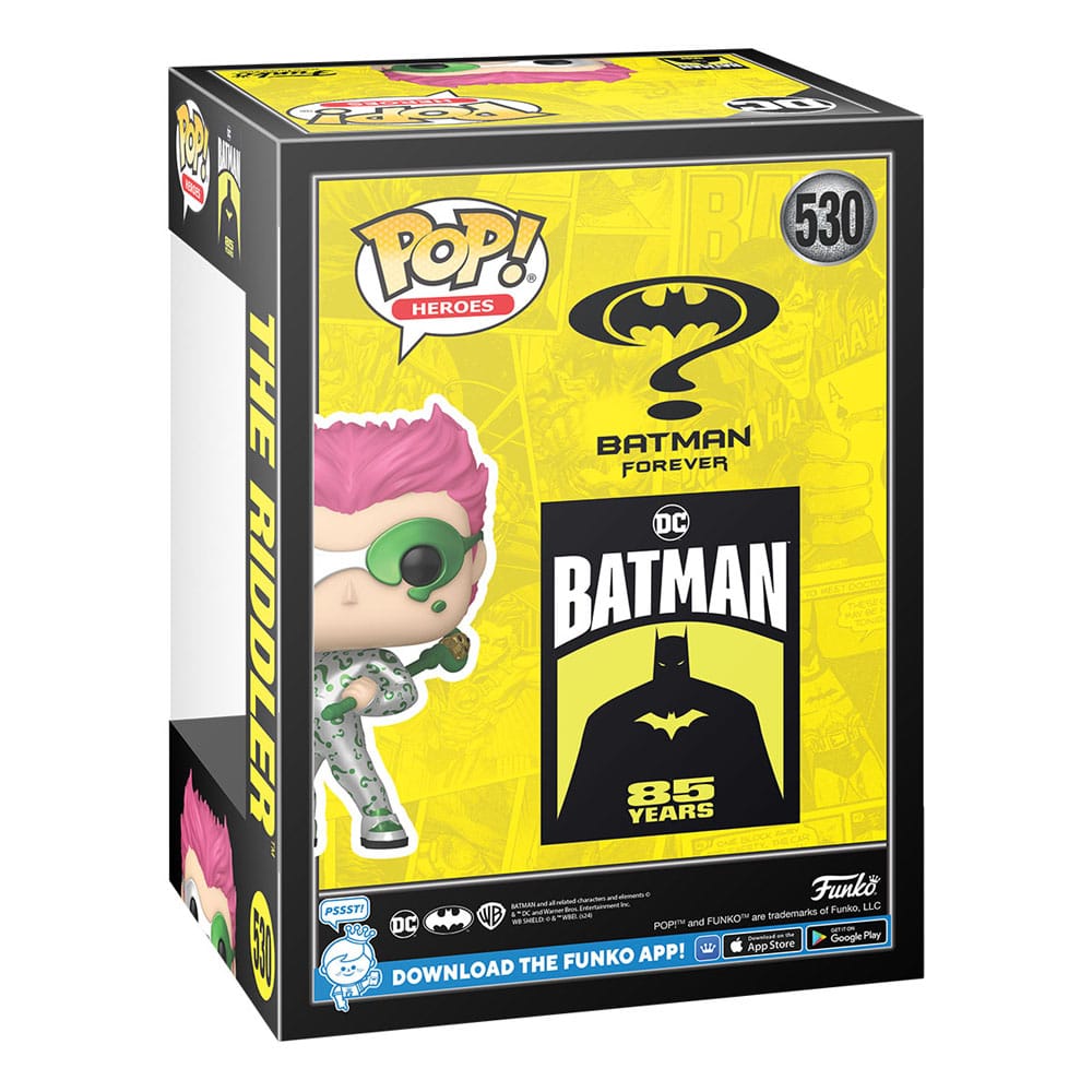 Batman 85th Anniversary POP! Movies Vinyl Figur The Riddler(MT) 9 cm - Versand: 5-7 Tage nach Bestellung