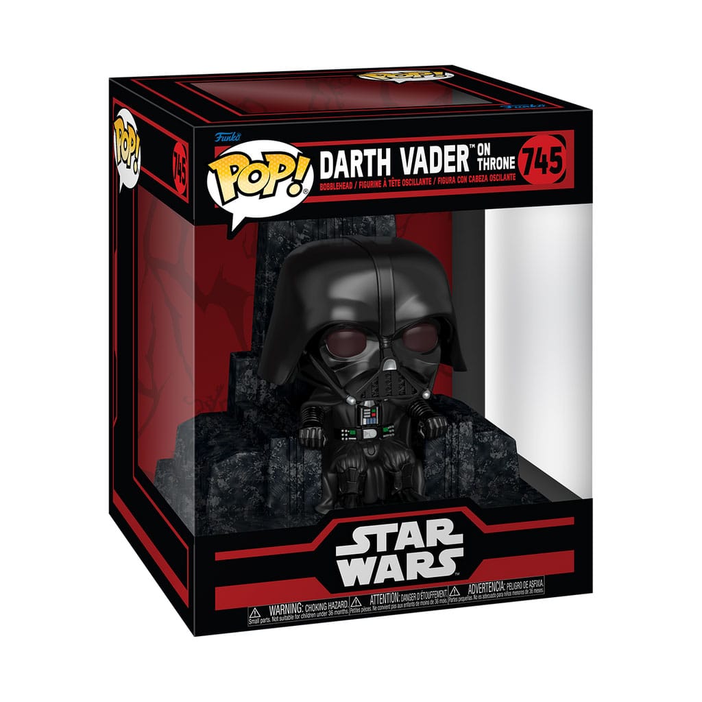 Star Wars: Dark Side POP! Deluxe Vinyl Figur Vader Throne 9 cm - Versand: 7 Tage nach Bestellung