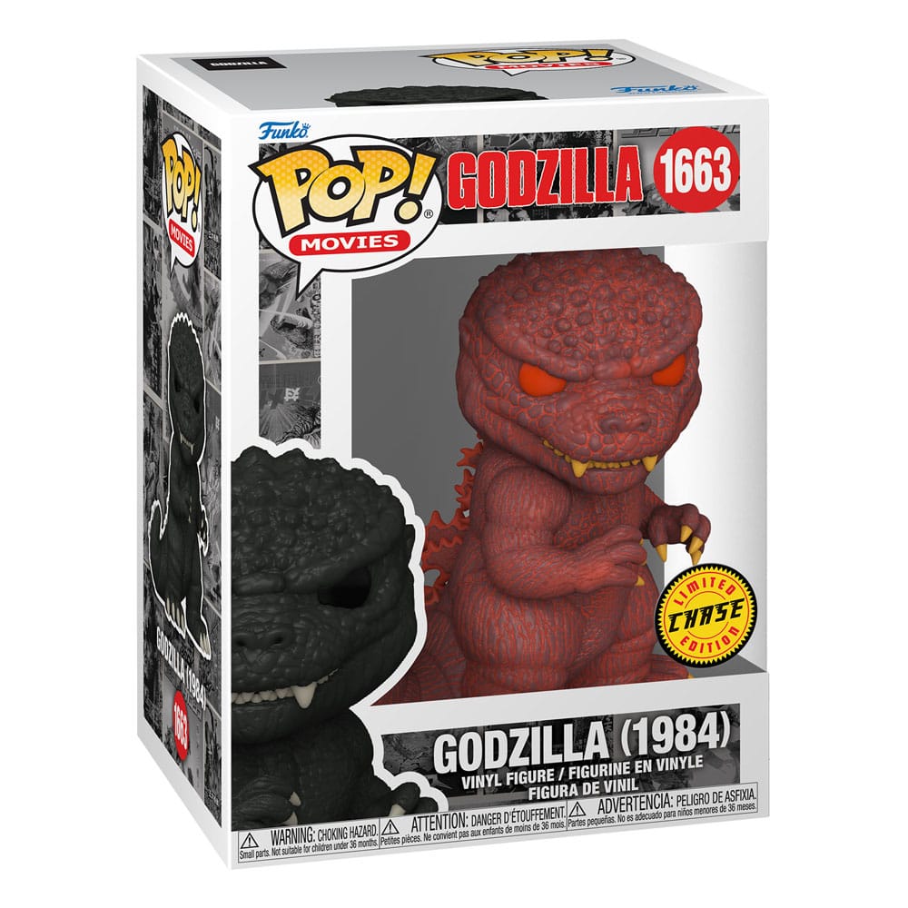 Godzilla 70th Anniversary POP! Movies Vinyl Figuren Godzilla 1984 w/CH 9 cm Sortiment (6) - Preorder - ETA: 24.11.2025