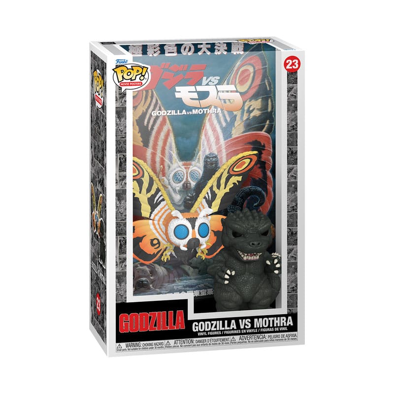 Godzilla 70th Anniversary POP! Movie Poster & Figur Godzilla vs Mothra 9 cm - Preorder - ETA: 16.02.2026