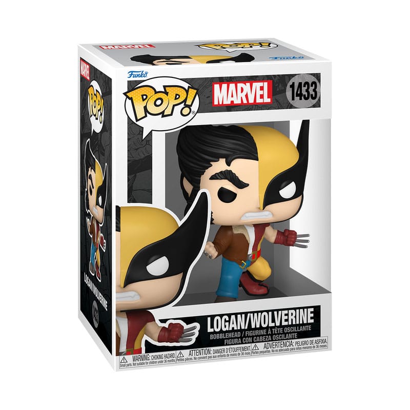 Marvel POP! Vinyl Figur Split- Wolverine/Logan 9 cm - Versand: 5-7 Tage nach Bestellung