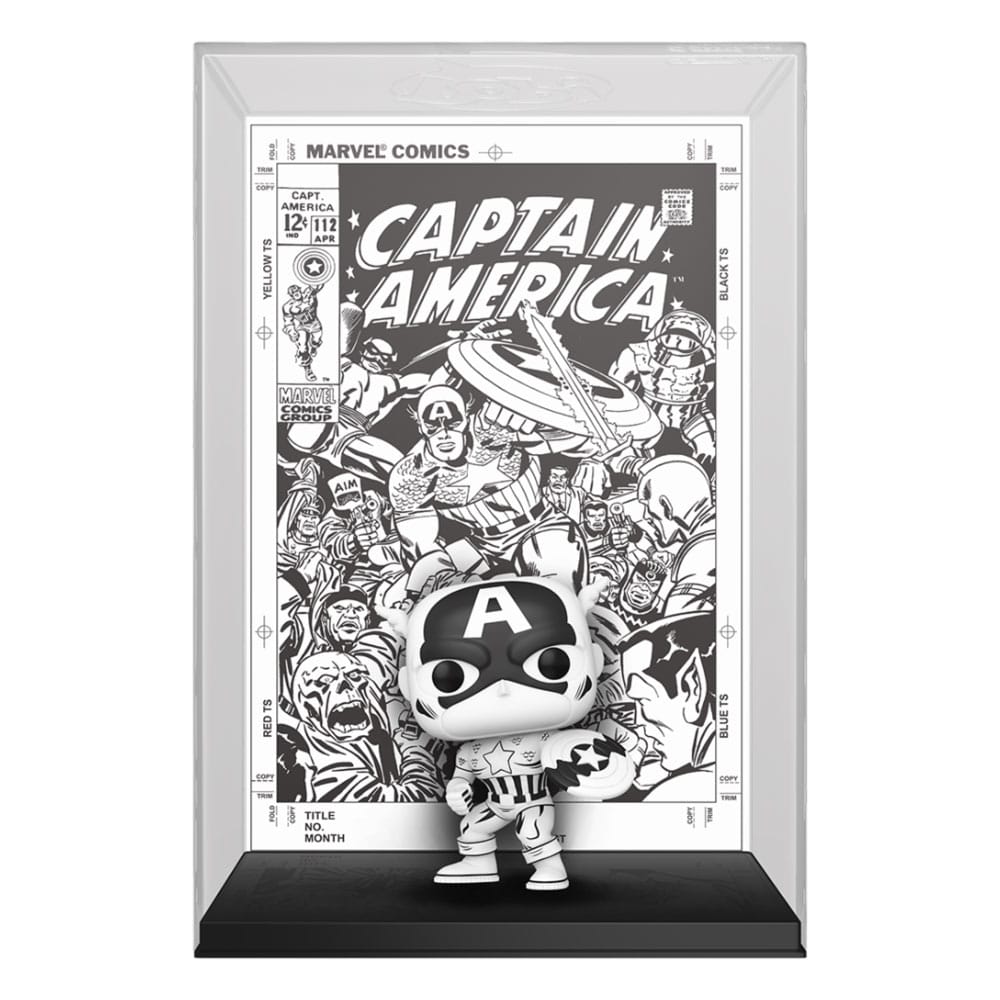 Marvel 85th Anniversary POP! Comic Cover Vinyl Figur Captain America 9 cm - Versand: 5-7 Tage nach Bestellung