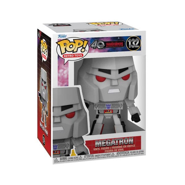 Transformers Retro Series POP! TV Vinyl Megatron 9 cm - Versand: 5-7 Tage nach Bestellung