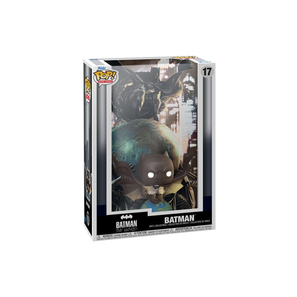 DC POP! Comic Cover Vinyl Figur Batman The World 9 cm - Versand: 5-7 Tage nach Bestellung