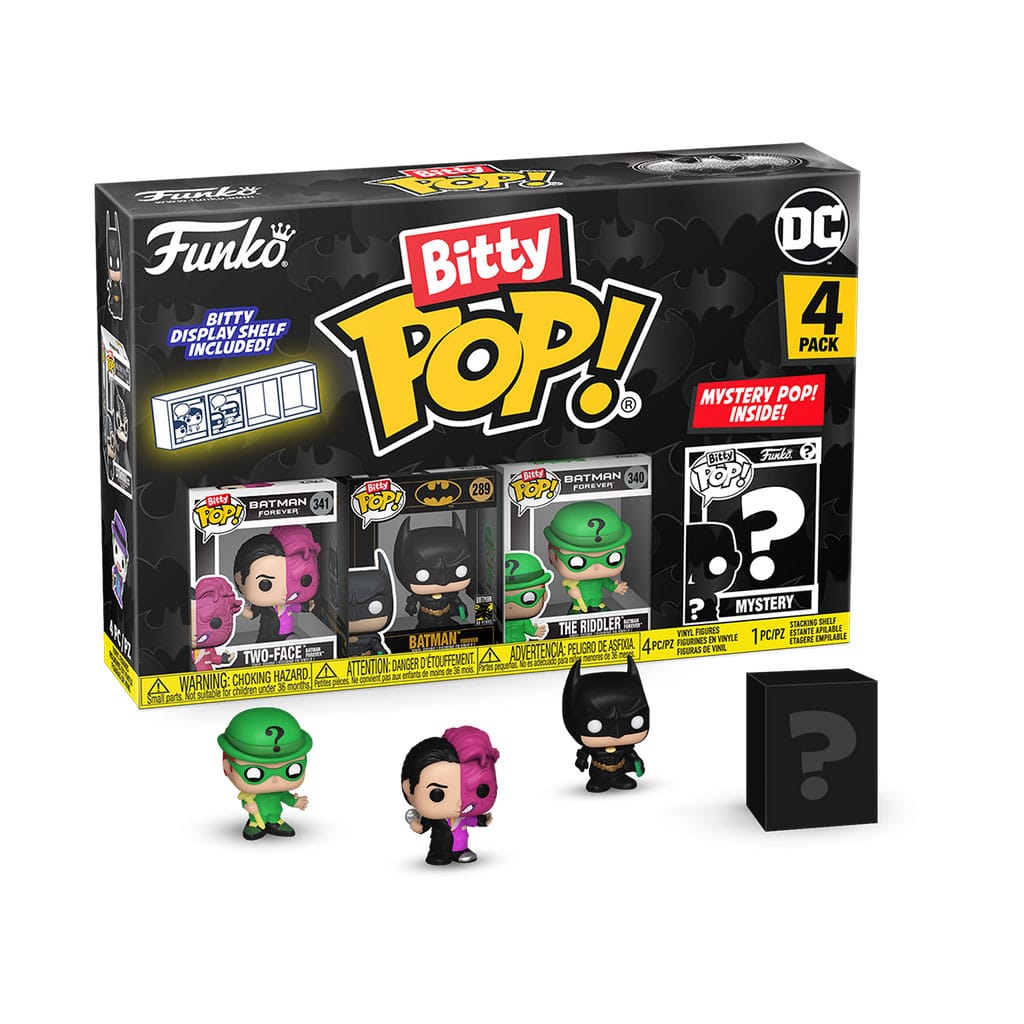 Batman 85th Anniversary Bitty POP! Vinyl Figuren 4er-Pack Two Face 2,5 cm - Versand: 5-7 Tage nach Bestellung